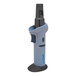 A blue and grey Whip-It butane torch with a black handle.