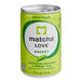 A green can of Ito En Matcha Love sweetened matcha green tea.