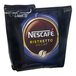 A black Nescafe Ristretto Decaf Instant Coffee bag with a label.