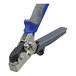 A blue and grey Klein Tools Snap Lock Punch with a handle.