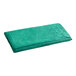 A folded green Table Mate tissue/poly table cover on a white background.