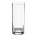 A Della Luce Origins beverage glass filled with a clear liquid.