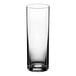 A Della Luce Origins highball glass filled with a clear liquid.