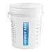 A white plastic container with blue text reading "Midwest Rake"