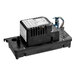A black Little Giant VCCA-20-P automatic low-profile condensate pump with a white label.