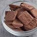 A bowl of Albanese milk chocolate covered mini graham crackers.