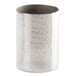 An American Metalcraft stainless steel cylinder with a hammered texture.