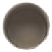An American Metalcraft stainless steel round container with a hammered surface.