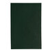 A black rectangular H. Risch, Inc. Oakmont menu cover with album style corners on a green surface.
