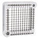A white plastic grid with metal bars for a Vollrath French fry cutter.