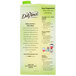 A bottle of DaVinci Gourmet Arctic Lemonade Real Fruit Smoothie Mix with instructions on it.