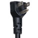 The black power cord plugs for a Traulsen UPT488-LR-SB.