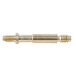 The T&S valve stem is a brass metal rod with a threaded screw.