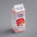 A Great Western 1/2 gallon carton of pink vanilla cotton candy floss sugar.
