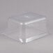 A Vollrath clear polycarbonate food pan.