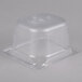 A Vollrath 1/6 size clear plastic food pan.