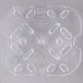 A clear plastic Vollrath drain tray with holes.