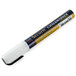 An American Metalcraft Securit white chalk marker with a small white tip.