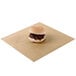 A sandwich on a piece of brown Bagcraft Packaging EcoCraft deli wrap.