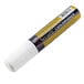 An American Metalcraft white chalk marker with a yellow tip.