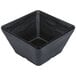 An American Metalcraft black square melamine bowl.
