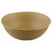 An Elite Global Solutions rattan-colored melamine bowl.