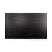 A rectangular black faux zebra wood melamine serving board.