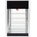 A white Hatco Flav-R-Fresh hot food display cabinet with a black interior.