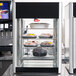 A Hatco Flav-R-Fresh hot food display cabinet on a countertop.