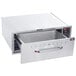A stainless steel Hatco drawer warmer with a handle.