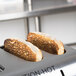A Hatco commercial toaster with two slices of bread toasting.