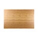 A rectangular faux bamboo melamine serving board with a wood surface.