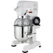 A white Eurodib commercial floor mixer with a round metal bowl.