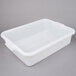 A white plastic container with handles.