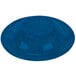 A blue Texas melamine bowl with a white background.