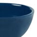 A Texas Blue melamine bowl on a counter.