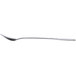 A Oneida stainless steel spoon with a silver handle on a white background.