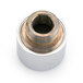 A close-up of a T&S WaterSense aerator with a metal nut.