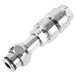 A T&S B-0970-FEZ vacuum breaker with a stainless steel threaded connector and metal nut.