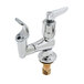 A T&S brass bubbler faucet with a lever handle.