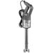 A silver and black Robot Coupe MP350 Turbo VV 14" variable speed immersion blender with a black cord.