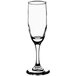 An Acopa customizable flute wine glass with a stem.