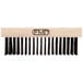 A FMP grill cleaning brush head with black bristles.