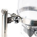 A close up of a stainless steel Bon Chef cereal dispenser.