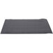 A black ribbed anti-fatigue mat with a gray stripe.