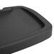 A black plastic tray for a Rubbermaid high chair.