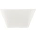 A square white CAC porcelain bowl.