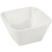 A white square CAC porcelain bowl.