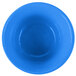 A blue Tablecraft cast aluminum bowl.