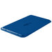 A blue rectangular Cambro tray in a blue case with a white logo.